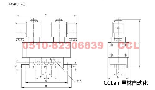 Q24HD-10    Q24HD2-10   Q24HD-15   Q24HD2-15         滑板式換向閥