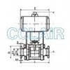 GUQ-10(KF)，GUQ-16(KF)，GUQ-25(KF)，GUQ-32(KF)，氣動高真空球閥
