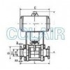 GUQ-10(F)，GUQ-16(F)，GUQ-25(F)，GUQ-32(F)，GUQ-40(F)，氣動高真空球閥