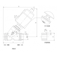 DIN11580-1/2/3,ISO4200/20371,DIN3239,ASME-BPE，焊接不銹鋼和鋁氣缸角座閥