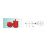 QS-HS1-600/740/940/1270/1480/1990/2540/3260/5200，QS-HS1-28/40/60/65/100/130/150/220/290/360/470，QS-HS1型聚氨酯緩沖器