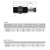 BDE64-50/100B，LEBDE64-50B，BDE64-50/100,LEBDE64-50，大型可調(diào)節(jié)液壓緩沖器BDE6425-64150